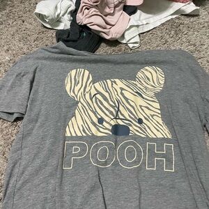Disney Gray and Black T-Shirt
